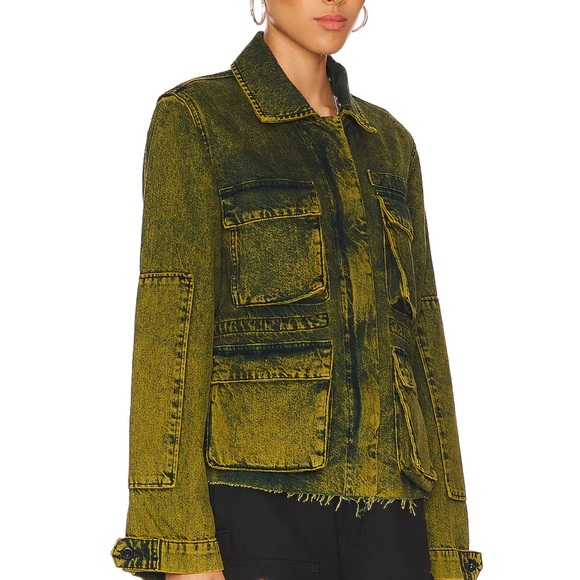 $299⬇️ALL SAINTS MILITARY VARSITY JACKET - size 0        vtg Bomber racing - Picture 2 of 4